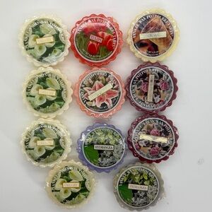Yankee Candle Wax Melts Tart Lot 11 Scents Retired Vintage Unopened